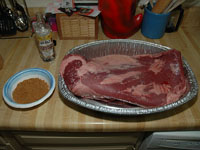 Brisket prep