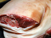 Pork skin