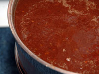 Homemade barbecue sauce ingredients